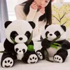 35681012 '' Plush Red Panda Doll levendige knuffelbare kussen bureau Decor Emotion Soothing Nondistortion Office Ornament Accessories J220729