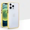 Matte Cases Transparent Soft TPU Hard Clear PC Phone Cover Stuffskydd för iPhone 11 Pro Max X XS XR 8 7 6 Plus