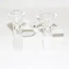 Glass bong slide bowls hookah for water pipes and bongs smoking bowl male joint size 10mm 14mm male ash catchers