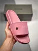 2023 с коробкой летние прибытия тройной s og mens fashion sandal slippers Дизайнер светло -желтый тройной белый черный коричневый пляж Пляж Плава ходьба Женщины Слайды Тренеры