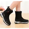 shoes warm plush snow waterproof nonslip winter Women zip platform boots size 3645 Y200915