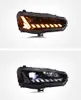 Mitsubishi Lancer의 헤드 램프 LED 주간 실행 헤드 라이트 어셈블리 2008-2018 동적 회전 신호 하이빔 자동차 액세서리 조명