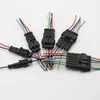 Autres accessoires d'éclairage Connecteur de fil automatique 1 2 3 4 5 6 Way 1P 2P 3P 4P 5P Femelle mâle Plug électrique imperméable avec câble