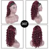 5 cor 20 "Novo long Curly DString Ponytail Wig Curly Clip Hair Extension