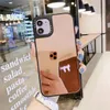 Diseñador de moda INS Mirror Cases para IPhone 14 13 12 11 Pro MAX 8 7 Plus X XS Max XR SE2 Funda de teléfono a prueba de golpes con vista completa Funda Coque