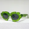New Mens Ladies Luxury Designer Sunglasses L40088 독특한 프레임 모양 강조 브랜드의 패션 감각 커플 같은 스타일 여행 휴가 원본 상자