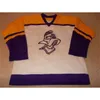 Nik1 TG-Hockey Knights Game WornUsed High School Minnesota Hockey Jersey 100% Broderie cousue s Hockey Jerseys