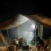 IPX7 Ultra Étanche 5.1 Bluetooth Haut-Parleur Solaire Lumière de secours de camping en plein air 20W Son de haute qualité Haut-parleurs portables 27 LED Lumière