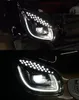 2PCS Car Headlights For BENZ Smart Fortwo 1.0 20 15-20 19 LED Front Headlight High Beam Angel Eyes Day Lights