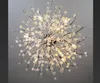 American Chrome Crystal Ramo Chandelier Led para sala de estar Bedroom lustre lâmpada de pendurar hotel hall decoração teto luz
