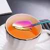 Łyżka Silver Gold Copper Black Rainbow Coffee Dessert Spoon