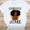 Retail Plus Size S-3xl Tops Womens Short Sleeve T-shirt Black Woman White Tee Letter And Head Portrait Print Clothing