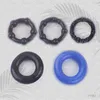 Penis Ring Rubber Male sexy Toy Lock Masturbation Reusable Couple Chastity Game Men's Adult Products 18