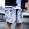 National Fashion Functional Work Clothes Shorts Male Students Thin Casual Capris Multi Pocket Loose Yu Wenle