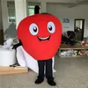 Prestaties Friuts Apple Mascot Costuums Halloween Fancy Feestjurk Streepjes Karakter Carnival Kerstmis Pasenreclame Verjaardagsfeestje Kostuum Outfit