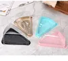 Transparent Plastic Cake Box Cheese Triangle Cake 4 Color Blister Restaurant Dessert Packaging Boxs SN45