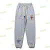 Calças masculinas moda sweatpants corredores v homens mulheres de alta qualidade grande v esporte jogging calças feixe pé tamanho S-XL