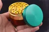 Partihandel Rökning 50mm 4Layer Rasta Tobacco Grinder ZICN Alloy Metal Herb Grinder för vattenhandrör