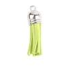 3cm Small Tassel Charms White K Clothing accessories DIY Key Chain 100PcsLot Mix Colors3704141