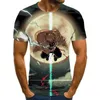 T-shirts voor heren 2022 Summer Fashion 3D Gedrukt T-shirt Tokyo Anime Boy Cool en knappe korte mouwtop