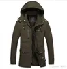 Trench Uomo Uomo Inverno Moda Giacche calde Pelliccia spessa Fodera di lana Capispalla Abbigliamento Hommes Tinta unita L-5XL