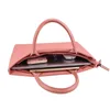 Evening Bags 13.3 14 15.6 PU Leather Waterproof Laptop Case For Women And Men, Notebook Bag Soft Shockproof Handbag 6 Colors
