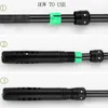 EVA Fishing Rod Accessories Kit DIY fix Lightweight Aluminum Alloy Universal Replaceable Fishing Rod Change Handle Grip