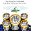 Novo farol de LED 5 luzes embutidas 18650 Bateria USB Zoom recarregável super brilhante lanterna de acampamento à prova d'água Luz de trabalho Yunmai