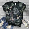 Cool Fashion Mens and Damskie T-shirt Butterfly Printing 3D Summer Short-Sleeved Male S-6xl