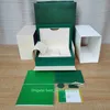 Hot Selling Top Quality Green Perpetual Watches Boxes High-Grade Watch Original Box Papers Card Papers Handväska 0.8kg för 116500 126710 124300 Armbandsur