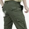Men's Pants Waterproof Outdoor Tactical Multi pocket Breathable Lightweight Army Casual Long Trouser Quick Dry Cargo 220827