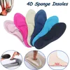 Meias Hosiery 2 Pcs Sponge Insoles Unisex Pain Relief Soft 4D Memory Memory Shoes Ortopédico Pés Flat Support Support Sport Pads