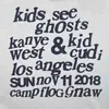 Hip Hop Kids See Ghosts Hoodies Men نساء نساء الرغوة عالية الجودة.