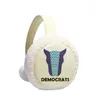 Berets America President Figure Biden Blue Democracy Ear Warmer Cable Knit Furry Fleece Earmuff Outdoorberets Elob22