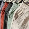 Shorts de verão homens casuais algodão garotos lisos machos calças curtas mais tamanho 4xl 5xl respirável legal 220715