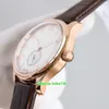 3 стиля часы IW358304 IW358303 40 мм розовый золотой нержавеющий сапфир аллигатор кожаный ремешок ETA 9015 перемещение автоматические прозрачные мужские часы наручные часы