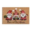 Christmas Kitchen Mat Sypialnia Wejście Wycieracz Santa Claus Elk Dekoracji Salon Dywanowa Łazienka Niepoślizgowa Dywan Wystrój Domu 220401