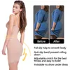 Women's Shapers Sexy Underdress Body Shaper Control Slips Bulifter Wait Trainer Slimming Underwear Corset Dress Modeling Strap Shaperwear