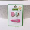 2 pezzi estate nuova dolce ragazza principessa moda gocce colorate clip BB accessori per capelli a forcina fiore tulipano per bambini carini coreani