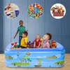 Американская семейная надувная бассейна ПВХ Главная пьеса для детей.