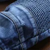 Jeans Rock Renaissance Jeans Gli Stati Uniti Street Style Ragazzi Jeans ricamati con foro Designer Uomo Donna Moda350H