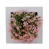 Decorative Flowers & Wreaths Creative Plastic Plants Home Wedding Decor Metope Succulent Imitation Wood Frame Artificial Flower Bedroom Wall