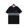 Hiphop Tshirt Mens Дизайнерская футболка высококачественная вышивка футболка квадрат тройка