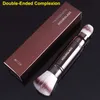 Makeup Brushes Hourglass Brush Veil Powder Foundation Blush Eye Shadow Concealer Brush Soft Synthetic Hair Metal Handle Cosmetic Tools