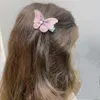 Haaraccessoires 2 stks/pack Pearls Butterfly Hairpin Children Girls Cute Side Clips Borduurwerk hoofdtooi accessoireshair