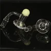 Smoking 14mm quartz spinner banger set with 1pc glass carb cap and 2pcs terp pearl quart nails for dab rigs water pipe bongs