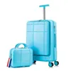 Reisegepäckset Damen Trolley Case „Carry Ons Cabin Rolling Spinner Wheels Innovation Bag With Laptop J220708 J220708