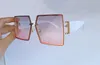 Üst lüks büyük boy güneş gözlükleri polaroid lens tasarımcısı kadın erkekler gözlük kadınlar için kıdemli gözlükler çerçeve vintage metal güneş gözlükleri kutu