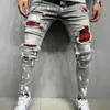 3 Jenis Gaya 청바지 Sobek Pria Celana Panjang Denim Hip Hop Biru Pas Badan Ramping Ketat Jeans Kasual Untuk Pria Jins Jogging 220817