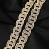 Herren Iced Out Ketten Halsketten Hochwertige Gold Kubanische Gliederkette Mode Hip Hop Halskette Schmuck